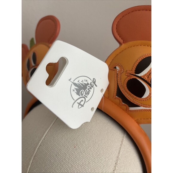 Disney Mickey Mouse 2025 Halloween Headband Pumpkin Jack O Lantern Ears NEW - Picture 11 of 12